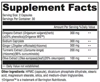 SIBO Stop C Supplement Facts